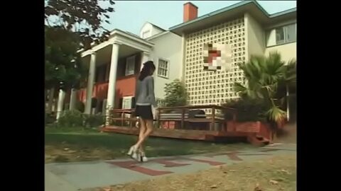 Two teachers staged a young brunette Cloey Adams double penetration with anal straight into the college