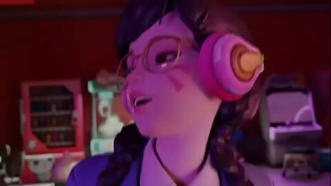 D.va Hard Anal Creampie