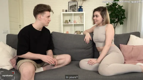 stepsister decided to try anal first time with stepbrother – creampie
