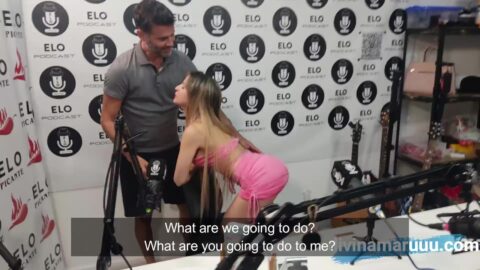 Behind the Scenes of DivinaMaruuu’s thresome Porn Video in Elo Podcast’s Spicy Room