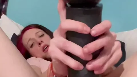 Anal whore shows prolapse with huge dildo – Lana Amira