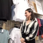 A Pretty French Girl Gets Anal Fucked In A Fitting Room By Two Of Her Brother’s Friends !!!