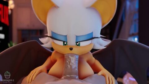 Rouge the bat wants SWALLOW your THICK CUM | Merengue Z