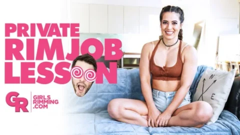 GIRLSRIMMING – Private Rimjob Lesson by Abbie Maley , Tommy Wood