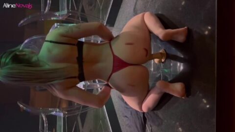 Irresistible compilation of this big ass blonde showing every detail of her hot ass with the plug in the asshole