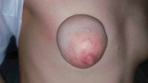 Stretching 18-year-old breasts