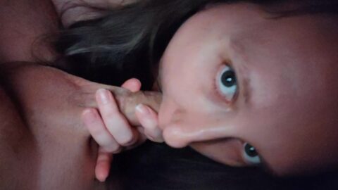 I love the way she sucks my cock.