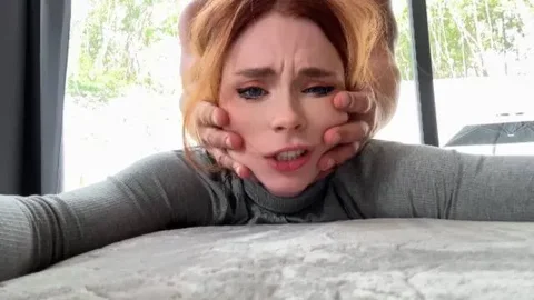Deepthroat and Anal Fucking with Creampie in Torn Pantyhose Pov
