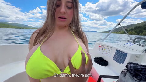 A Handsome Black Guy Destroys my Pussy on the Boat with his Big Cock – Luna Doll