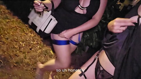 Blindfolded Foursome Just After Coming Home From A Party – Luna Doll