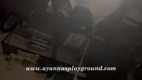 Ayanna Lee XXX- Blasian Beauty Sucks BBC LIVE & Gets MASIVE CUMSHOT on Pretty Face!!