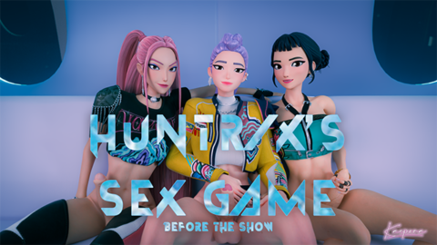 Huntr/x girls suck their own cock in the plane before the show (Kpop demon hunter Futanari animation)