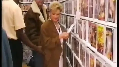 Aline at the sex shop: