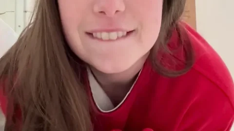 Desperate piggy gaped her asshole for dada
