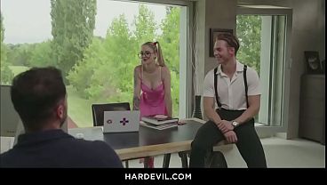 Petite Blonde Office Bombshell Engages in Steamy Foursome with Wild Double Penetration and Intense Oral Action for an Unforgettable Experience