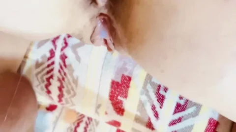 The Wife Dressed up and Demanded to Cum Inside Her Gaping Pussy