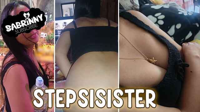 Having a good time with my STEPSIS I fuck her mouth and ass