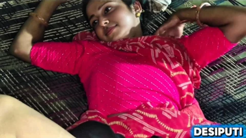 Desi hot bhabhi first time sex in home, with Hindi sex video