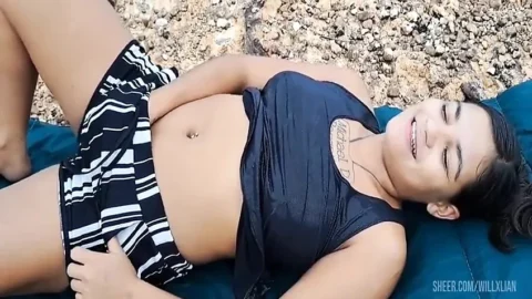 Perfect Ebony Uses Stepbrother’s Cock for Anal Practice
