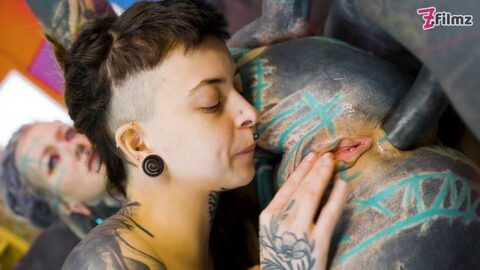 Raw Threesome Anal Destruction with Massive Drill Dildo