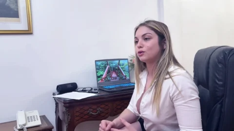 Doctor Destroys Her Tight Ass Hole