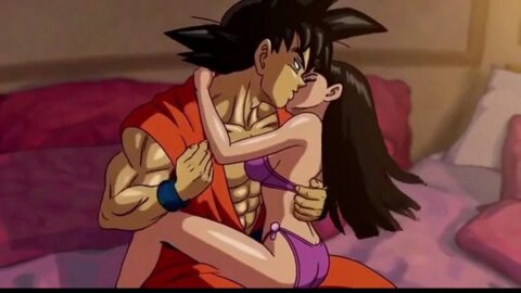 Goku seduce his pregnant wife for doing anal first time