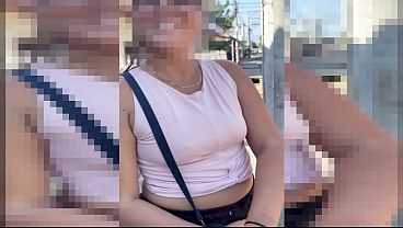 Amateur sex with a MILF I met on the street ends in an anal creampie