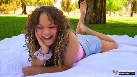 Petite Latin Nympho Kiki Cali’s Hardcore Anal Obsession at Nudist Resort