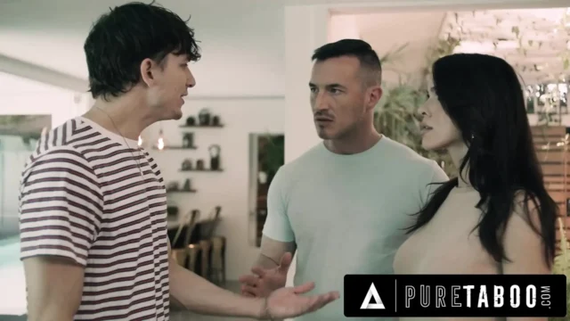 PURE TABOO Shocked Stud Catches Twisted New StepAunt Ivy Ireland Getting Free Used In The Kitchen