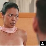 Blindfold Massage Turns Into Stepson And Husband DP Fuck