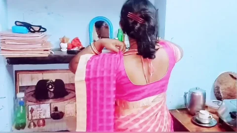 Desi Stepmom Fuck by her stepSon on the bedroom