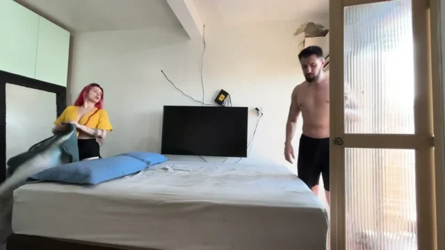 I Gave Him My Ass Facing the Nosy Neighbor’s Window and He Came Inside