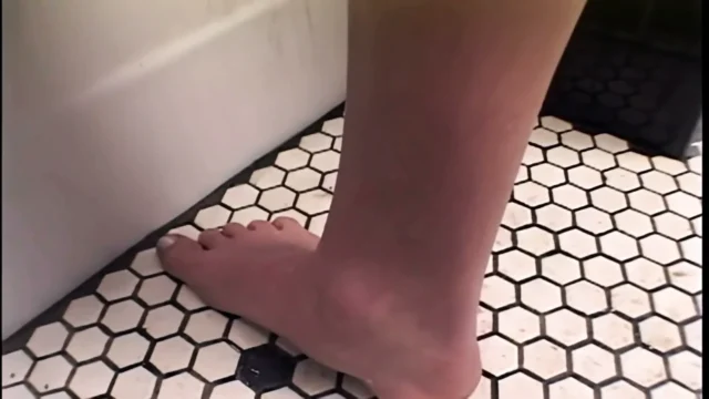 Lesbian Schoolgirls Anal Dildo In Steamy Shower