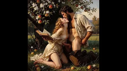 Reading Under the Apple Tree